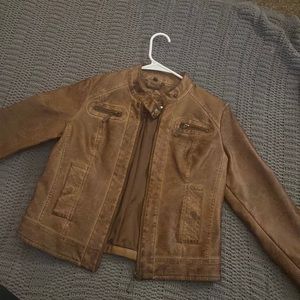 Faux Leather Jacket
